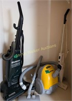 Vacuum Cleaners In Closet Eureka Boss, Kenmore