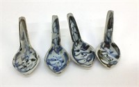 4 Antique Chinese Spoons