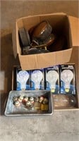 Fuses, 300 watt light bulbs, lights