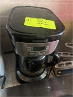 small Black & Decker drip coffee machine
