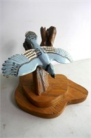 Carved Blue Jay