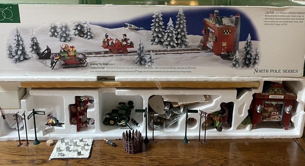 Dept. 56 North Pole Series 'Loading the Sleigh'