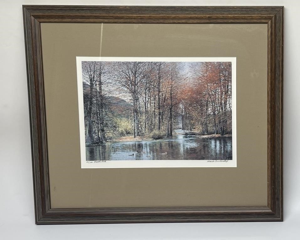 Limited Edition Artist Signed River Landscape