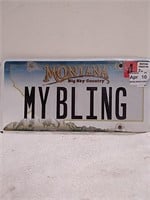 Montana license plate