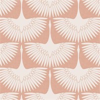 Tempaper x Genevieve Gorder Sahara Blush Feather