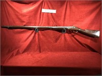 1800’s Black Powder Flintlock Rifle - marked US