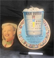 Vintage Montana Bar Drink Guide