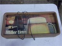 1983 Miller Time lighted sign