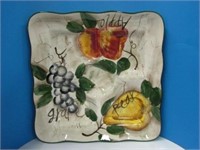 New "Raquel Breane" Ceramic Divided Dish