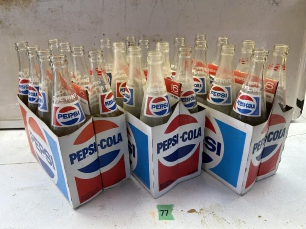 24 - 16oz Pepsi-Cola bottle & 3 case