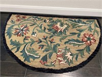 Small Floral Area  Rug