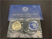 1972 Eisenhower UNC Silver Dollars