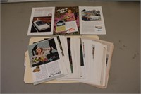 1950's Chevrolet Auto Car Advertising Lot-Huge amF