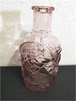 8-in Canadian made pale purple glass jar