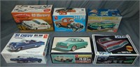 6 Vintage AMT 1:25 Model Kits