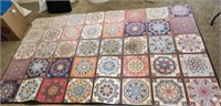 Thin Stained Glass Pattern Rug/Mat.