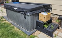 Garden Spa 110 Hot Tub w/ Steps & Box of