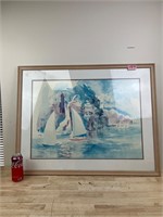 Framed Sailboat ART