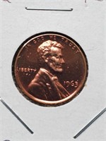 Red Toned 1963 Lincoln Penny