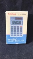 Vintage radio shack solar calculator
