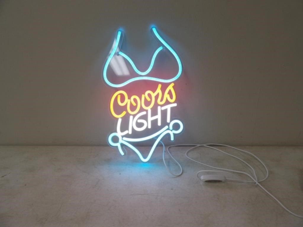 Coors Light Bikini LED Sign 9.75x16