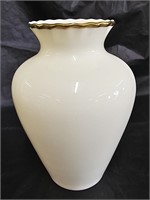 Royal Doulton Ivory China Gold Rimmed Vase