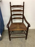 Beautiful Ladder Back Chair with Arms And Rush