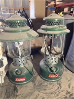 Two Coleman lanterns