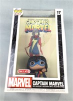 Funko pop comic covers number 17 Captain Marvel,