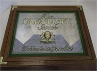 20" x 26" The Glenlivet Scotch Bar Mirror