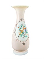 Antique Hand Painted Bristol Vase