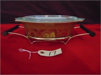 Pyrex Early American Covered Casserole