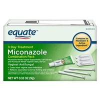 Equate Miconazole 3-Day Vaginal Cream Treatment Co