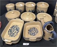 Pfaltzgraff Folk Art Casseroles & Canisters.