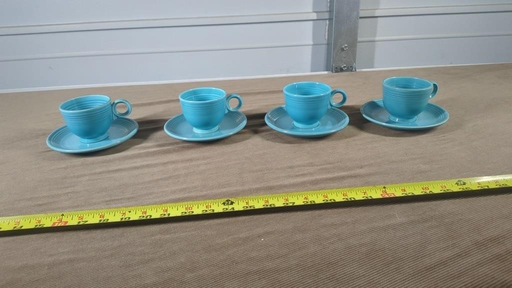 FIESTA CUPS AND SAUCERS