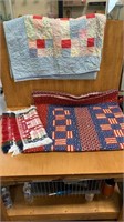 Sections of Quilt and Needlework Runner/Placemat