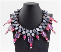 Vilaiwan Mother-of-Pearl and Crystal Necklace