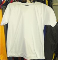 Lot of 5 New Men's White T-Shirts Size Medium