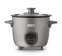 2 Cup Mini Rice Cooker with Keep Warm Graphite