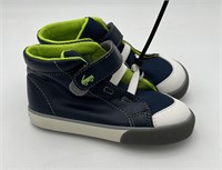 Lightweight HighTop Blue Leather Sneakers Sz 8-9