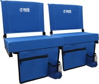 BRAWNTIDE Wide Stadium Seat - Blue  2 Pack.