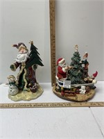 2 Christmas figures