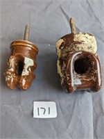 2 ceramic insulators