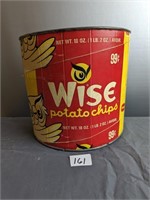 Wise potato chip canister