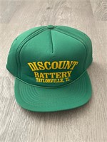 Vintage Discount Battery Trucker Hat