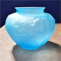 Tiffin poppy vase