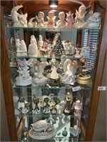 Huge Lot of Assorted Ceramic Figurines & Music Box