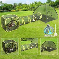 Portable Cat Mesh Tent & Playhouse