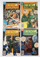 (4) DC COMICS THE UNKNOWN SOLDIER