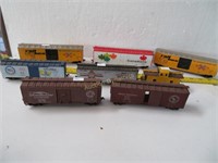 HO Scale Box Cars and Caboose